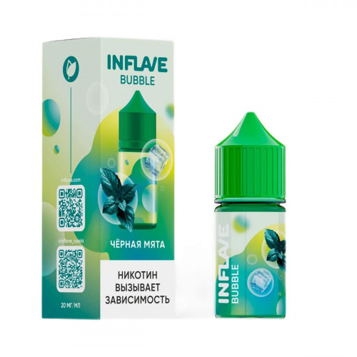 INFLAVE BUBBLE Черная мята 30мl. 2%